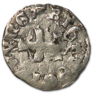 Hungary Denar Silver Ludwig I (Louis I) (1342-1382) VF