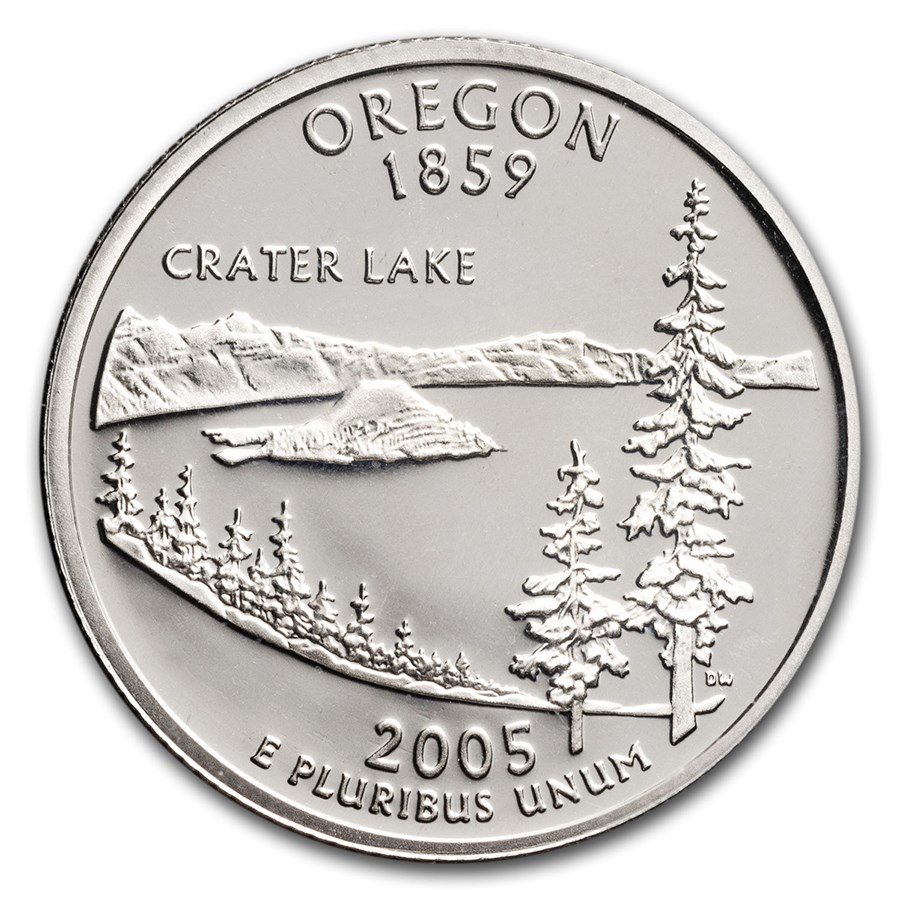 2005-S Oregon State Quarter Gem Proof (Silver)