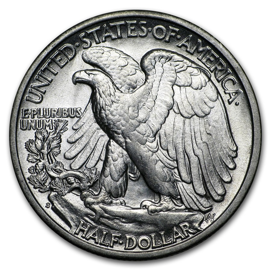 1940-S Walking Liberty Half Dollar BU