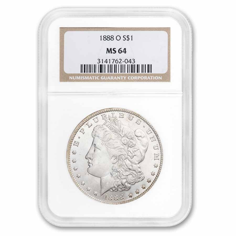 1888-O Morgan Dollar MS-64 NGC