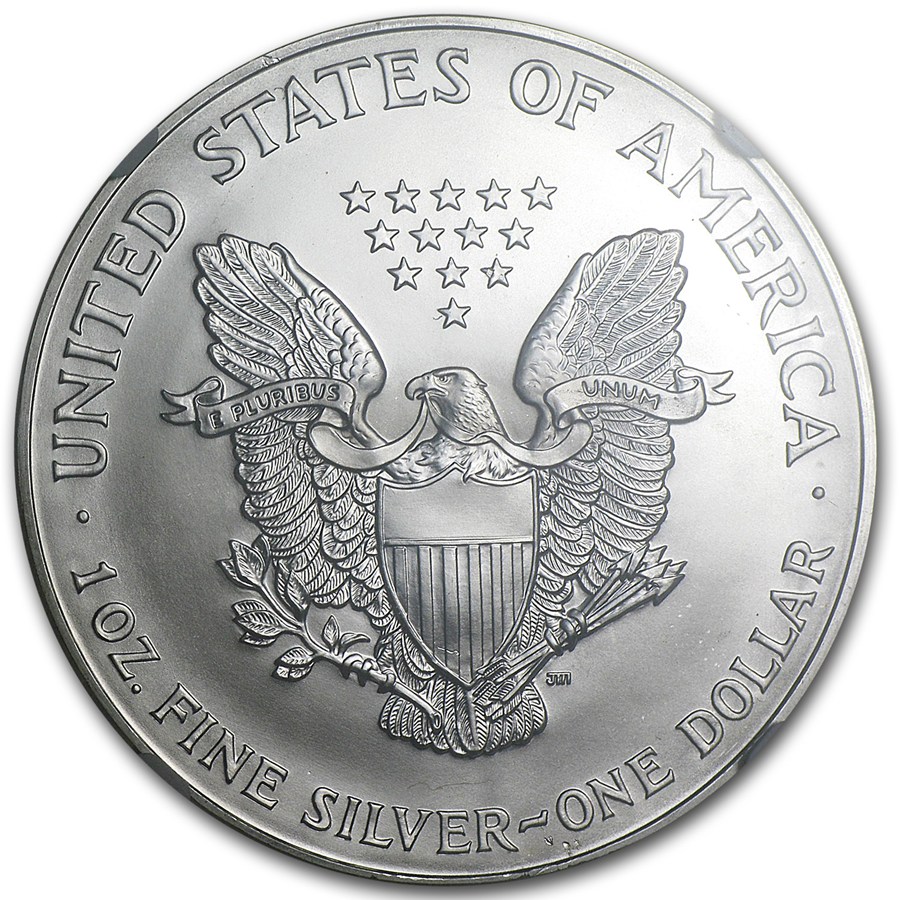2001 American Silver Eagle MS-69 NGC