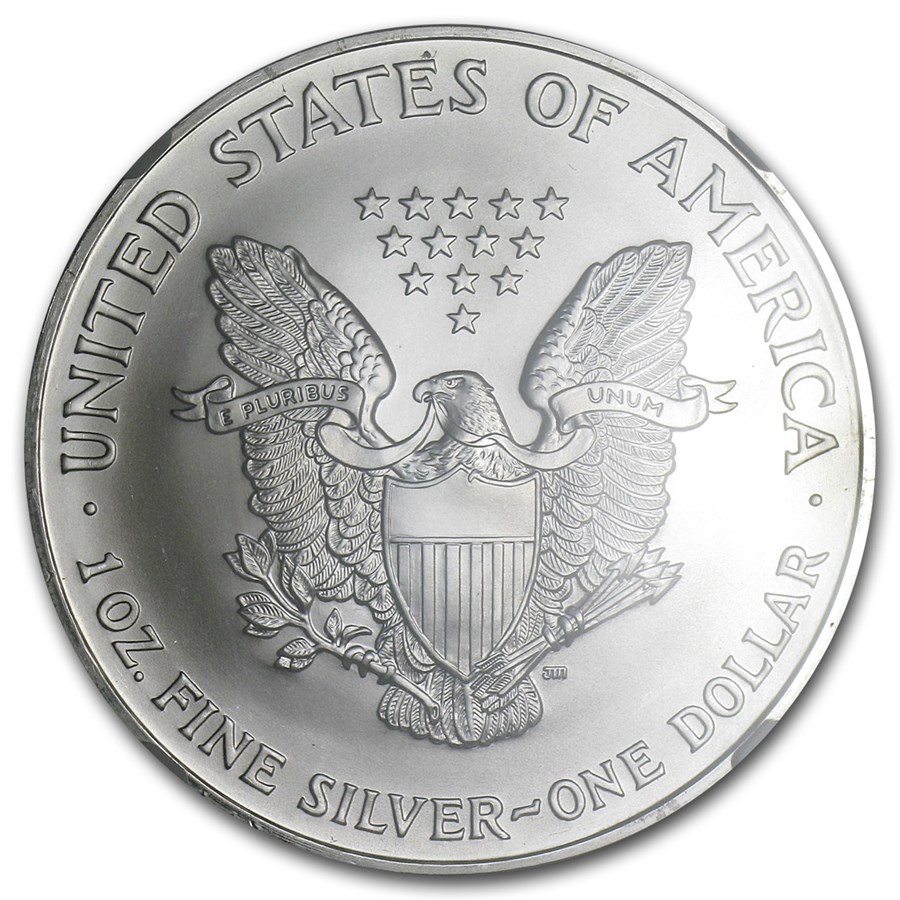 2002 American Silver Eagle MS-69 NGC