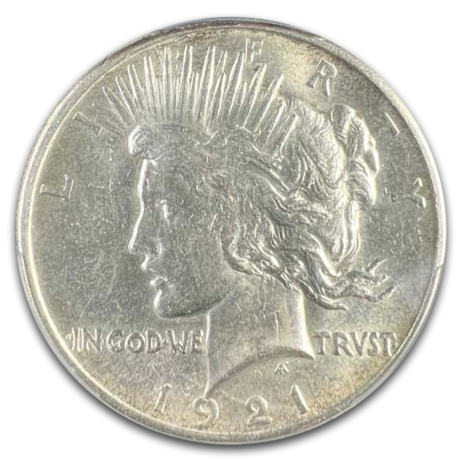 1921 Peace Dollar MS-62 PCGS