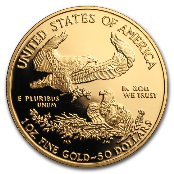2000-W 1 oz Proof American Gold Eagle (w/Box &amp; COA)