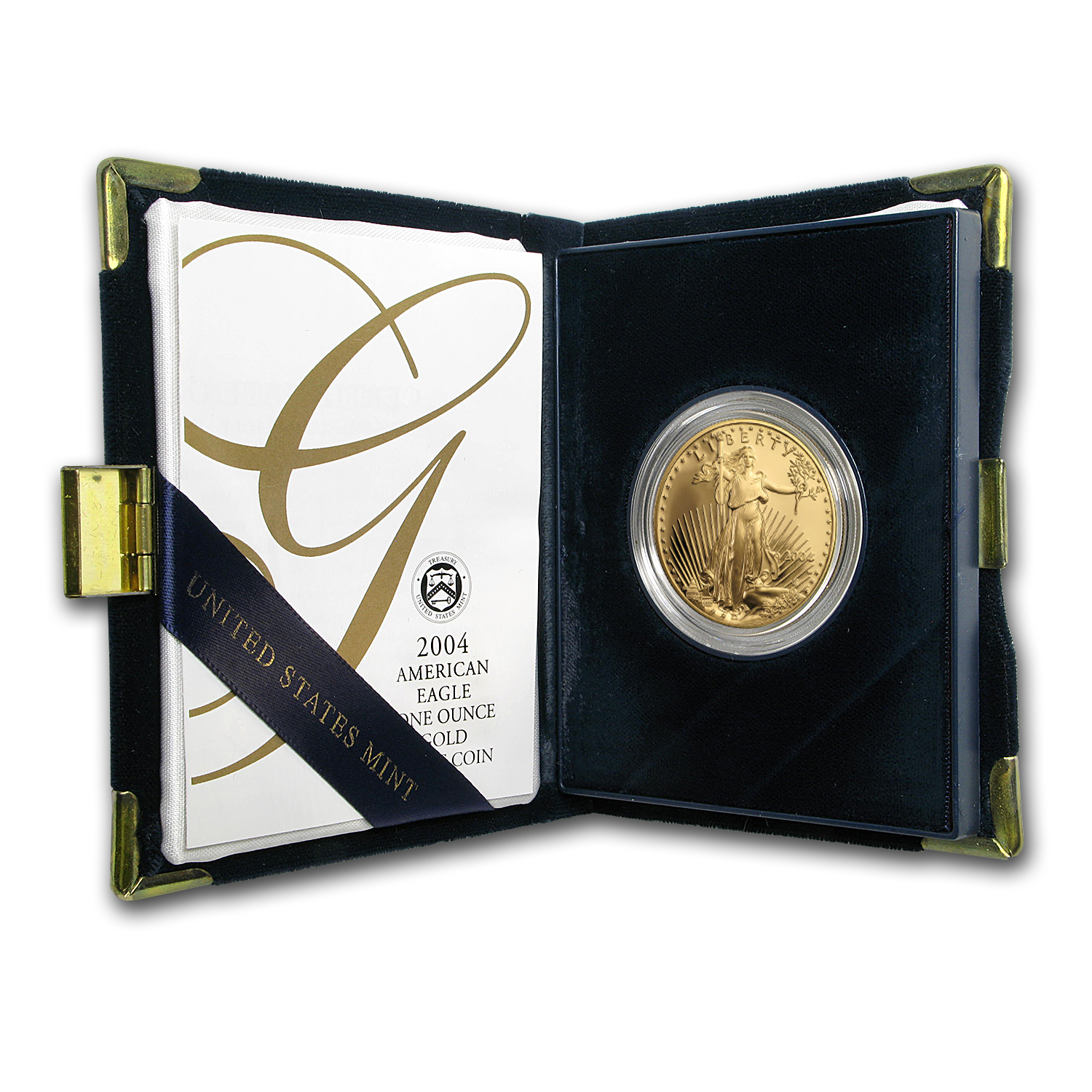 2004-W 1 oz Proof American Gold Eagle (w/Box &amp; COA)