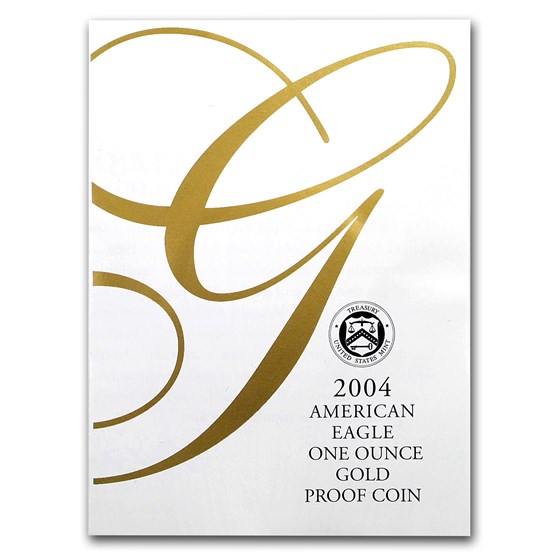 2004-W 1 oz Proof American Gold Eagle (w/Box &amp; COA)
