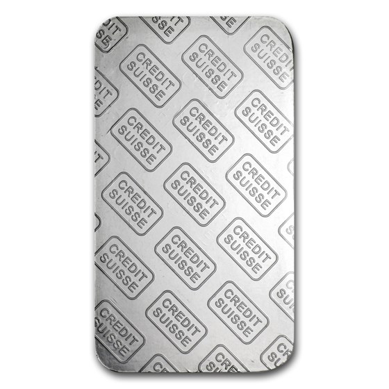 1 oz Platinum Bar - Credit Suisse (.9995 Fine, w/Assay)