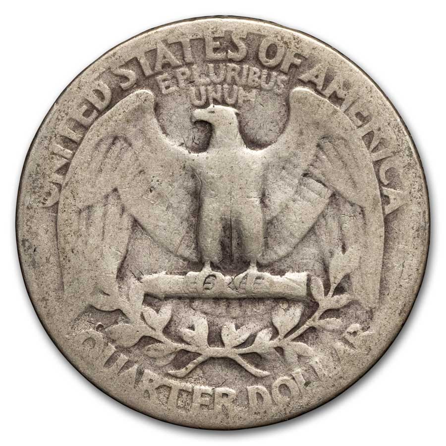 1936 Washington Quarter 40-Coin Roll Avg Circ