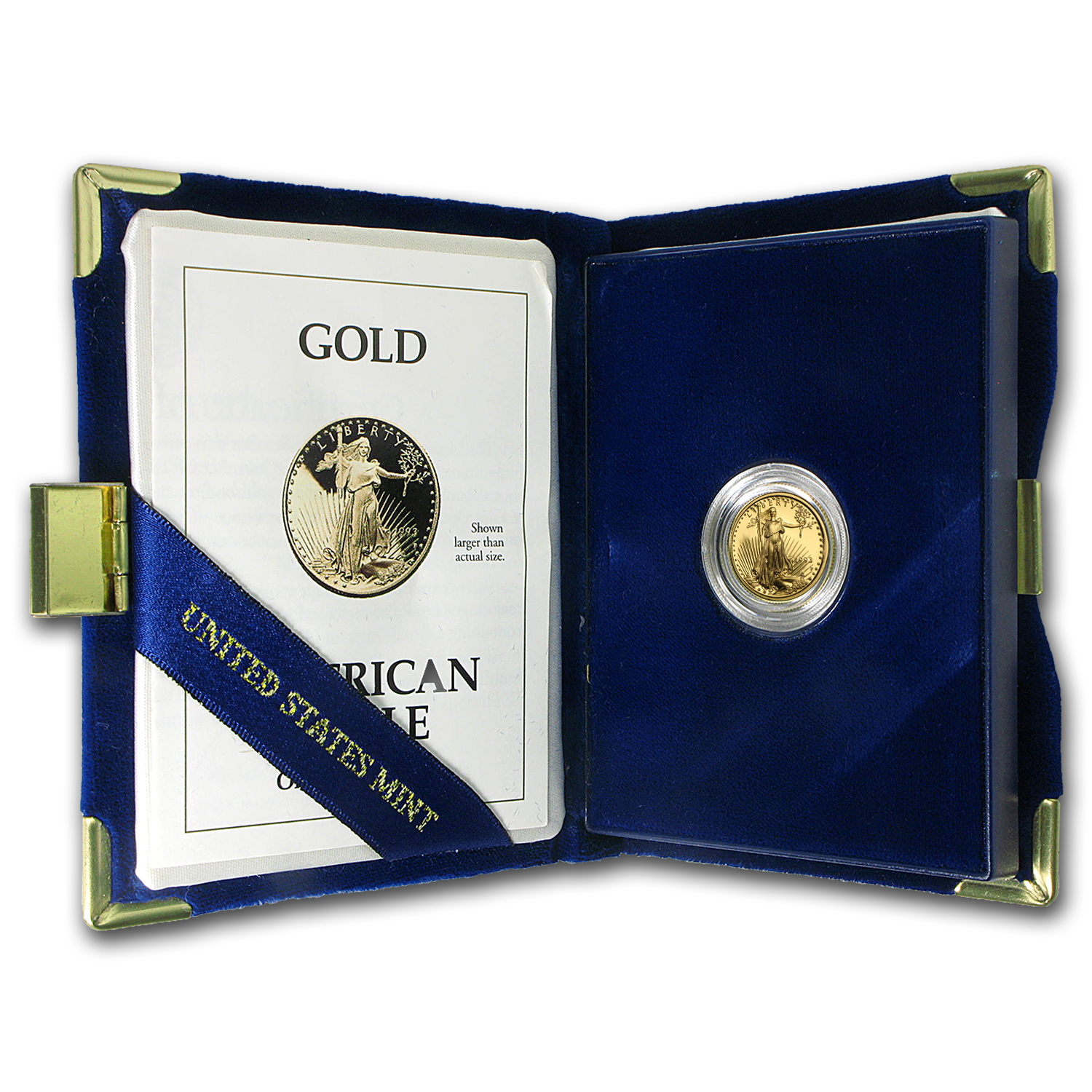 1993-P 1/10 oz Proof American Gold Eagle (w/Box &amp; COA)