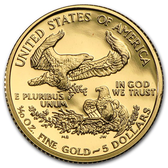 1993-P 1/10 oz Proof American Gold Eagle (w/Box &amp; COA)