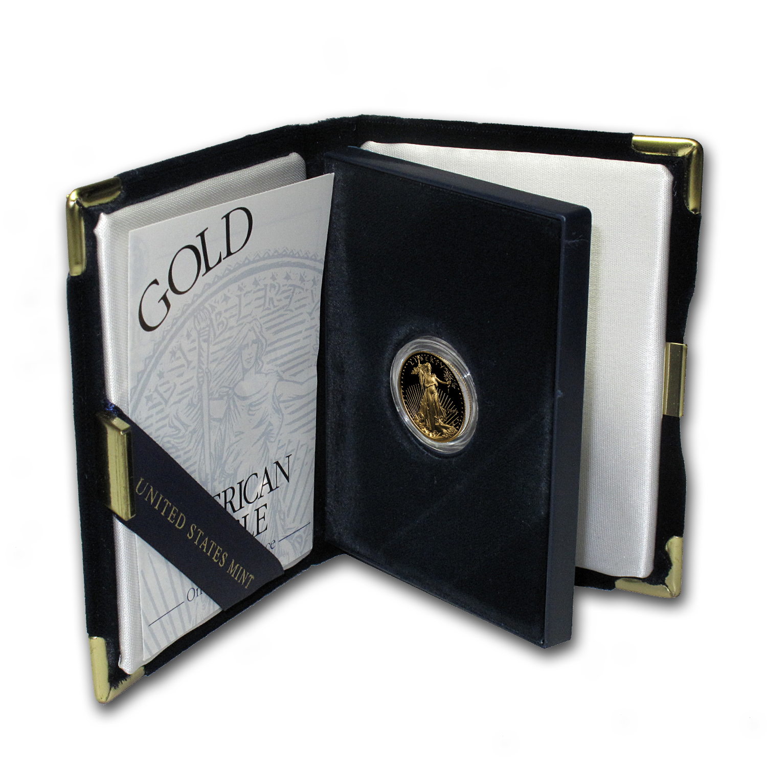 1997-W 1/10 oz Proof American Gold Eagle (w/Box &amp; COA)