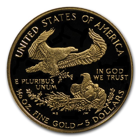 1997-W 1/10 oz Proof American Gold Eagle (w/Box &amp; COA)