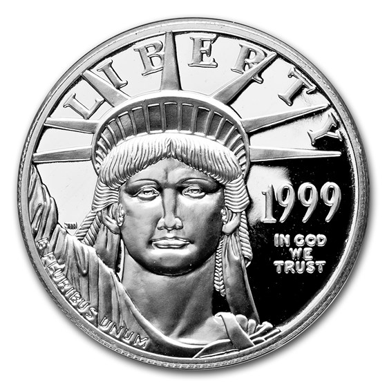 1999-W 4-Coin Proof American Platinum Eagle Set (w/Box &amp; COA)