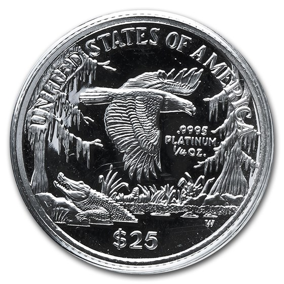 1999-W 4-Coin Proof American Platinum Eagle Set (w/Box &amp; COA)