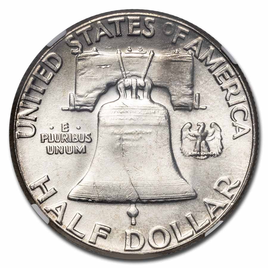 1961 Franklin Half Dollar MS-64 NGC