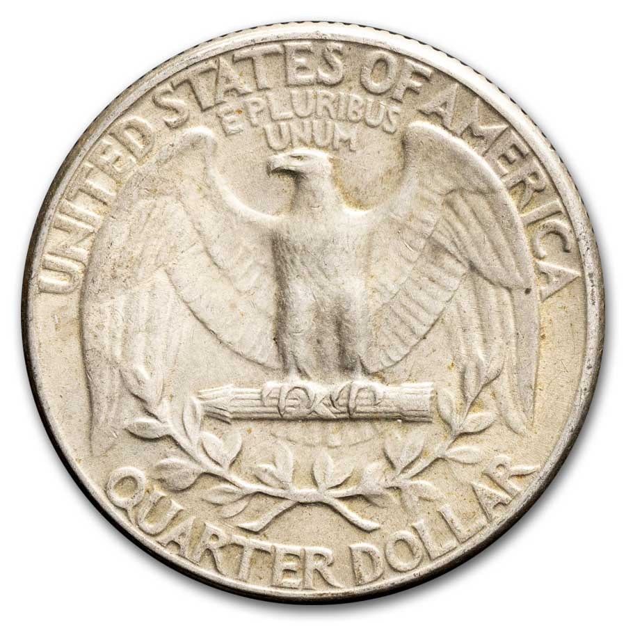 1947 Washington Quarter 40-Coin Roll Avg Circ