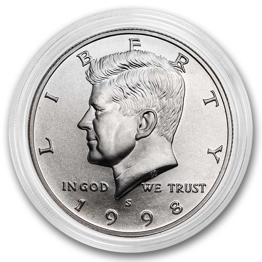 1998-S Silver Kennedy Half Dollar BU (Matte)