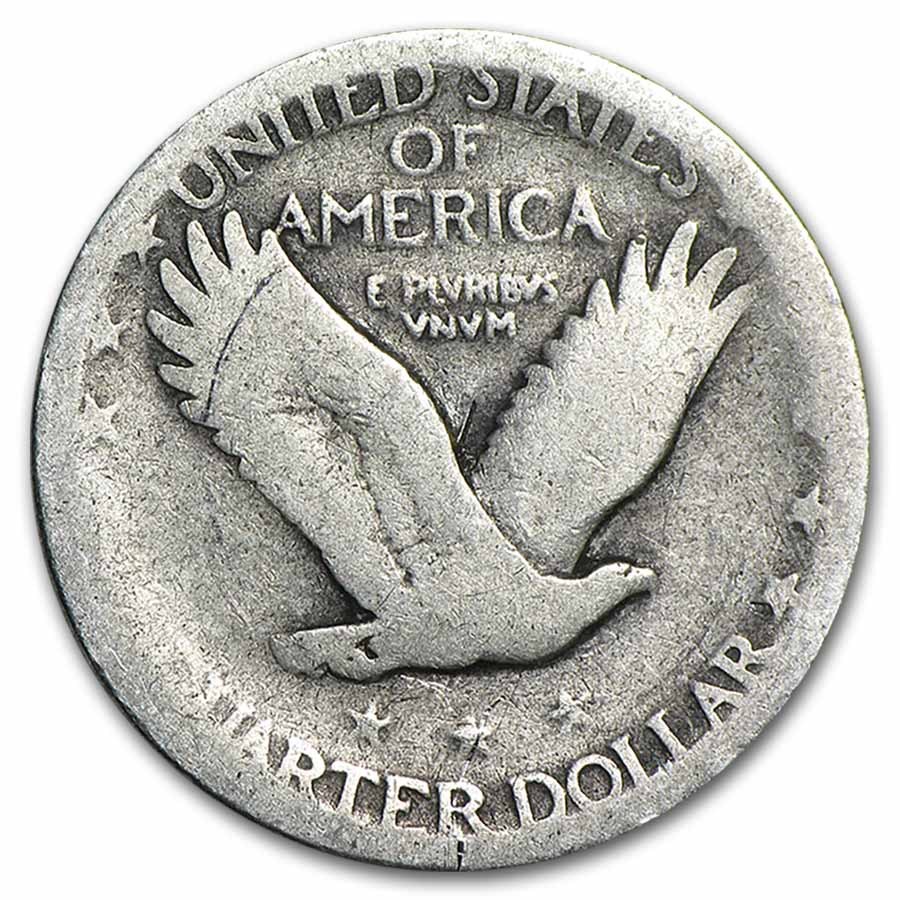 90% Silver Standing Liberty Quarters $100 Face Value Bag