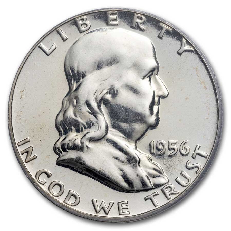 1956 Franklin Half Dollar Type-I PR-66 PCGS