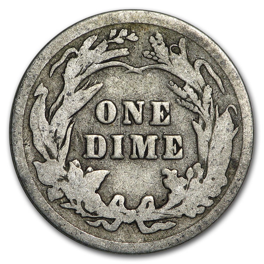 90% Silver Barber Dimes $100 Face Value Bag