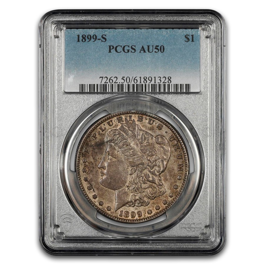 1899-S Morgan Dollar AU-50 PCGS