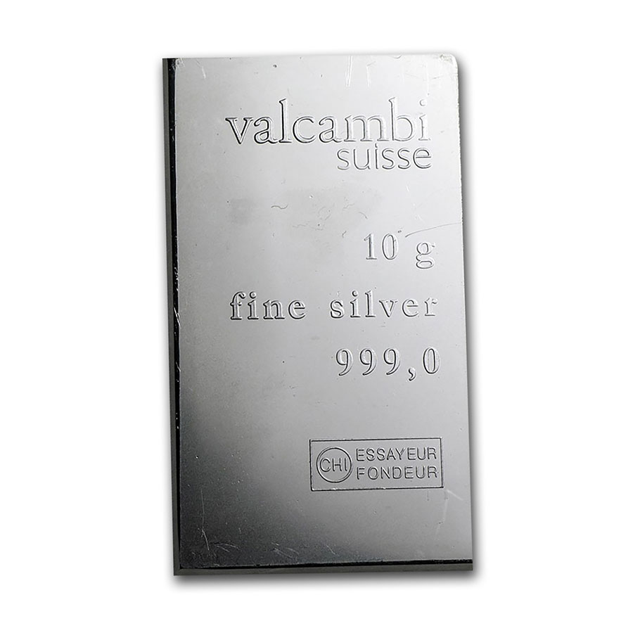 10 gram Silver Bar - Secondary Market 10 gram Silver Bar - Secondary Market