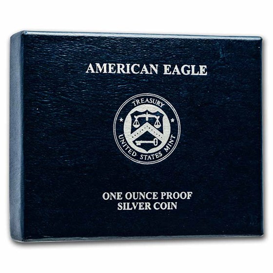 1 oz Proof American Silver Eagle (Random Year, w/Box &amp; COA)