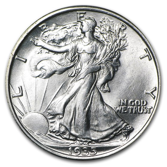 1916-1947 Walking Liberty Half Dollar BU (Random)