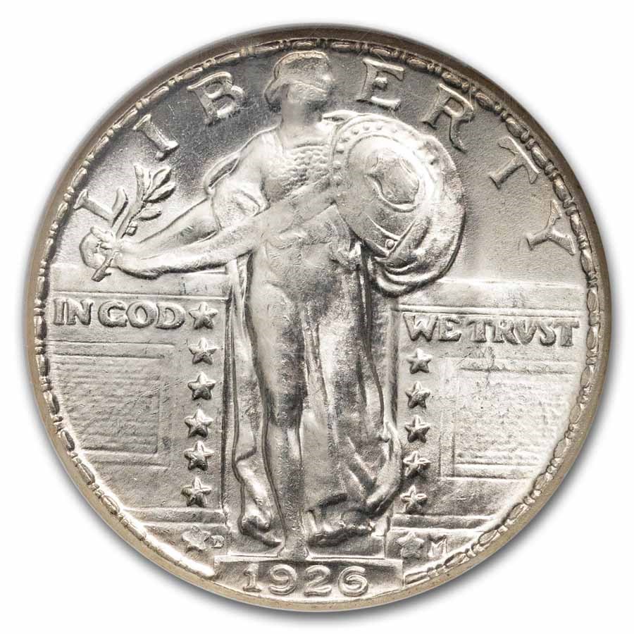 1926-D Standing Liberty Quarter MS-64 NGC