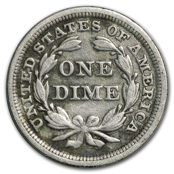 1837-1891 Liberty Seated Dimes Avg Circ