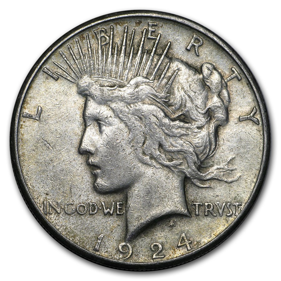 1924-S Peace Dollar XF 1924-S Peace Dollar XF