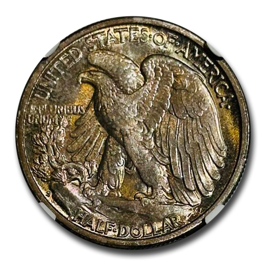 1942-S Walking Liberty Half Dollar MS-65 NGC