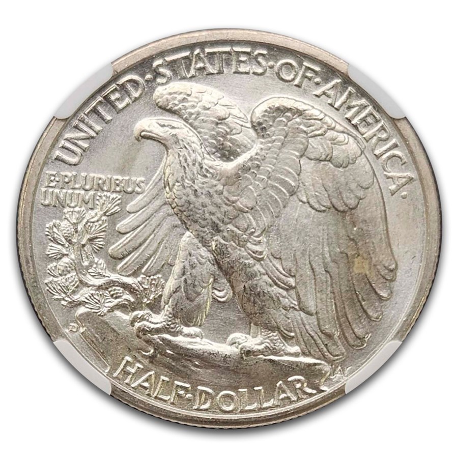 1938-D Walking Liberty Half Dollar MS-65 NGC