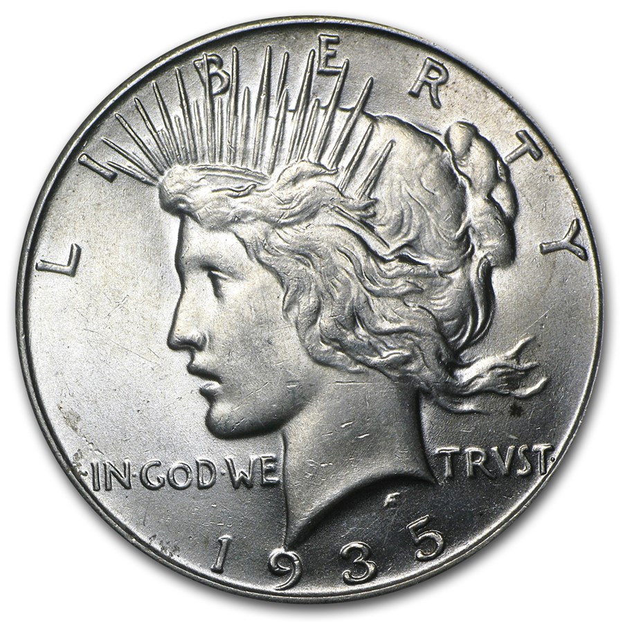 1935 Peace Dollar BU 1935 Peace Dollar BU