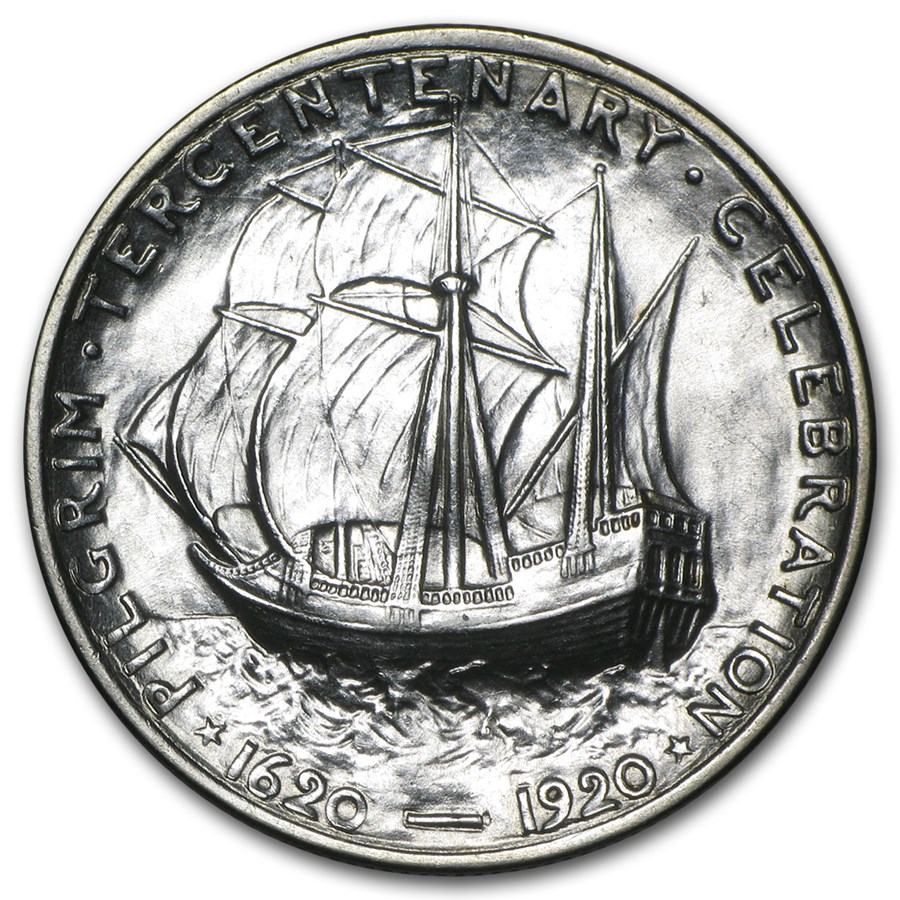 1920 Pilgrim Tercentenary Half Dollar BU