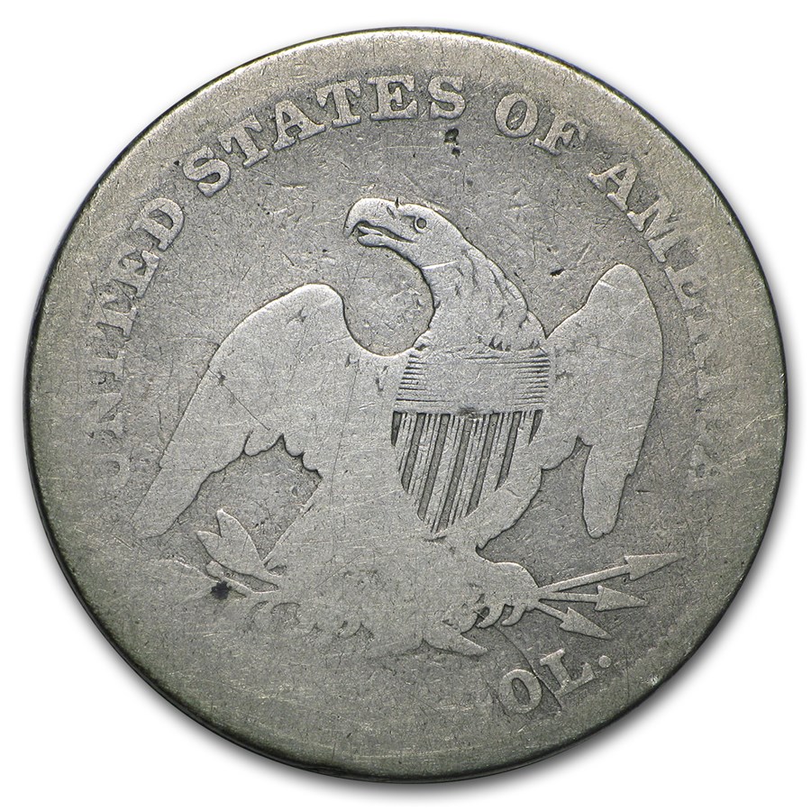 1836-1839 Reeded Edge Half Dollars Avg Circ