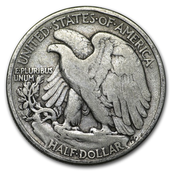 90% Silver Walking Liberty Half Dollars $100 Face Value Bag