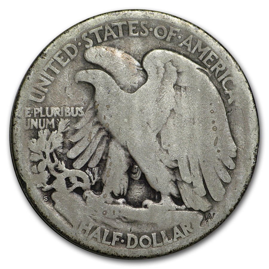 1917-S Rev Walking Liberty Half Dollar Good
