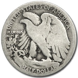 1919-S Walking Liberty Half Dollar AG