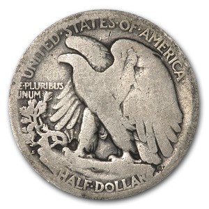 1919-S Walking Liberty Half Dollar Good