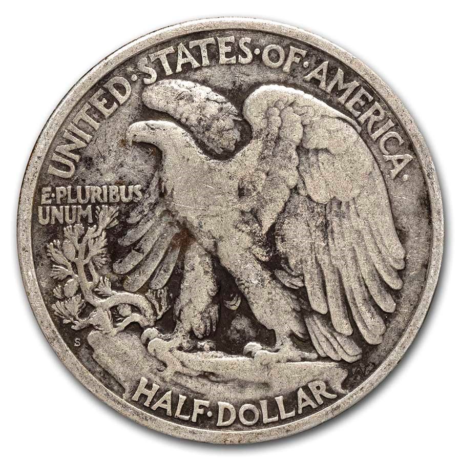 1920-S Walking Liberty Half Dollar Fine