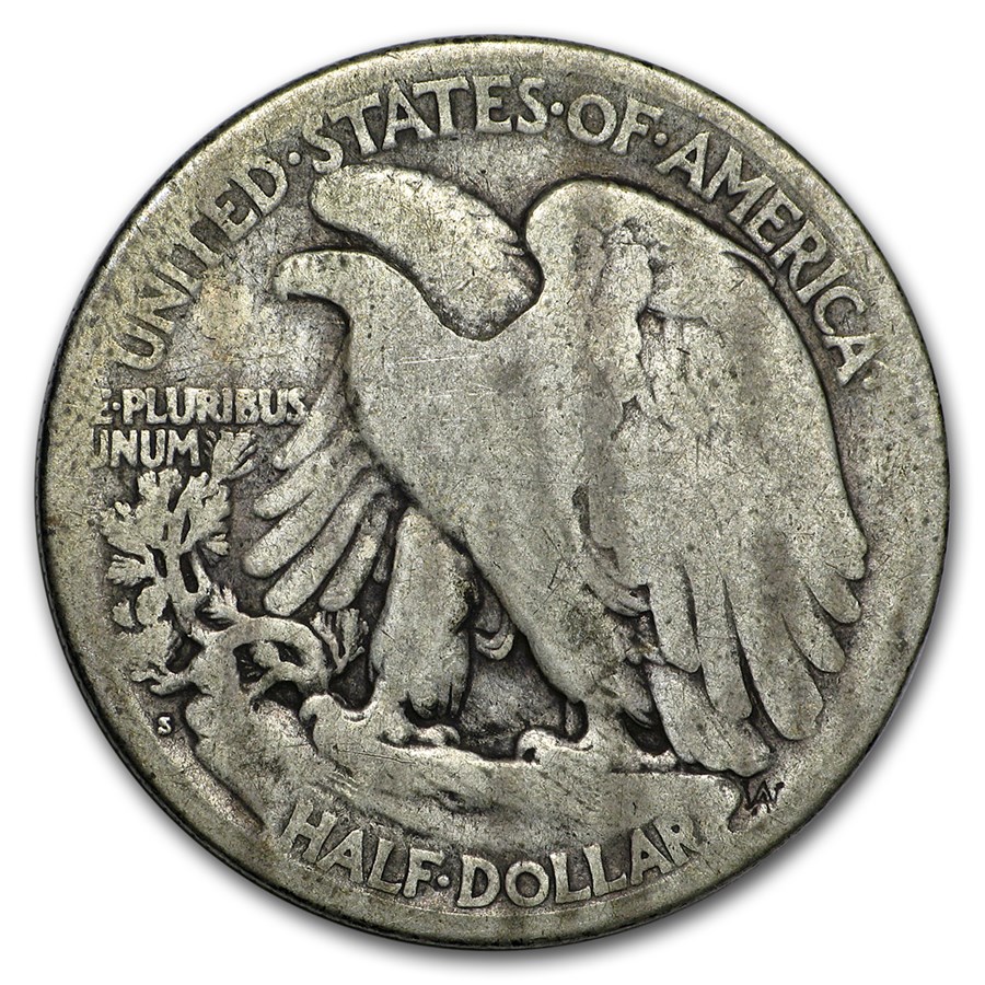 1921-S Walking Liberty Half Dollar Good