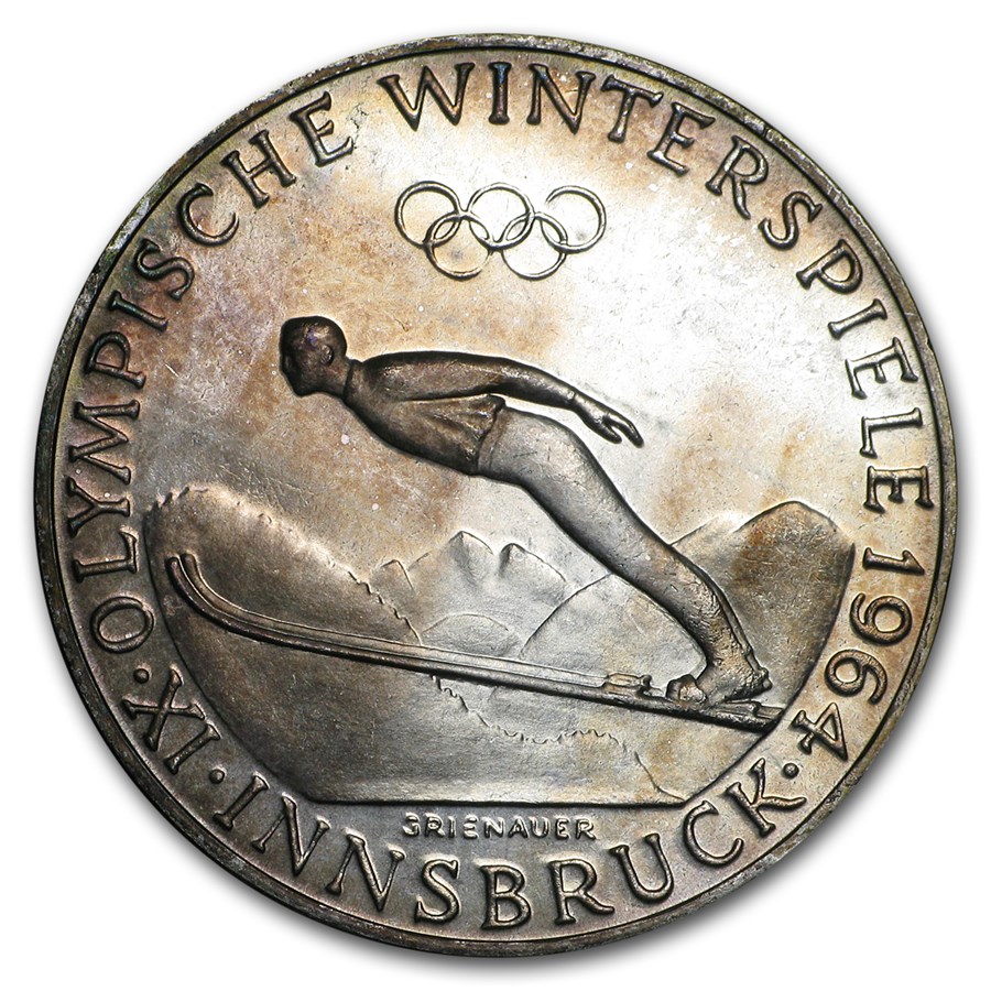 1959-1973 Austria Silver 50 Schilling Commemoratives AU/BU