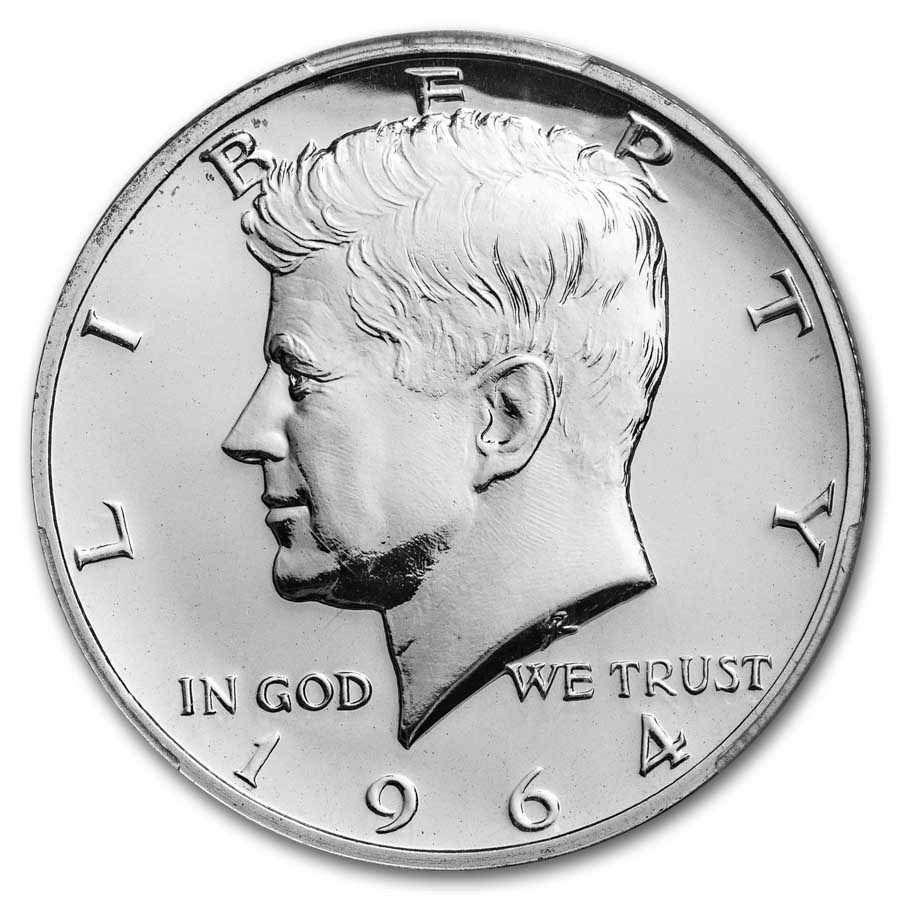 1964 Kennedy Half Dollar PR-66 PCGS (Accented Hair)