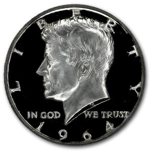 1964 Kennedy Half Dollar PR-66 PCGS