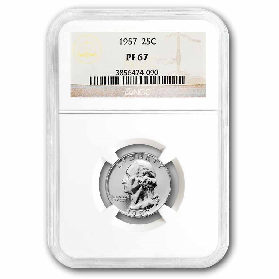 1957 Washington Quarter PF-67 NGC