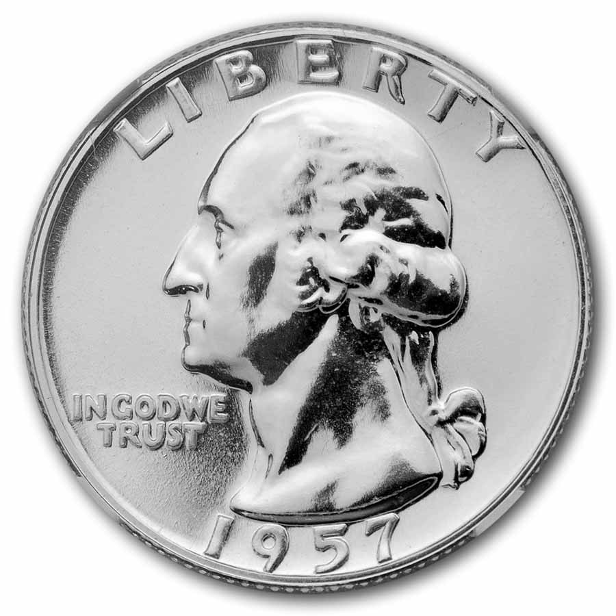 1957 Washington Quarter PF-67 NGC
