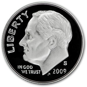 2009-S Silver Roosevelt Dime Gem Proof