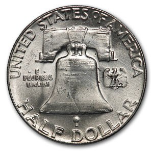 1954 Franklin Half Dollar BU
