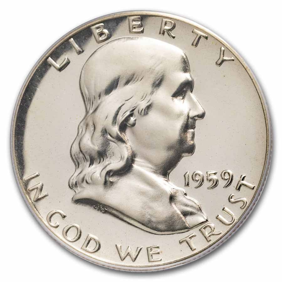 1959 Franklin Half Dollar PR-66 PCGS